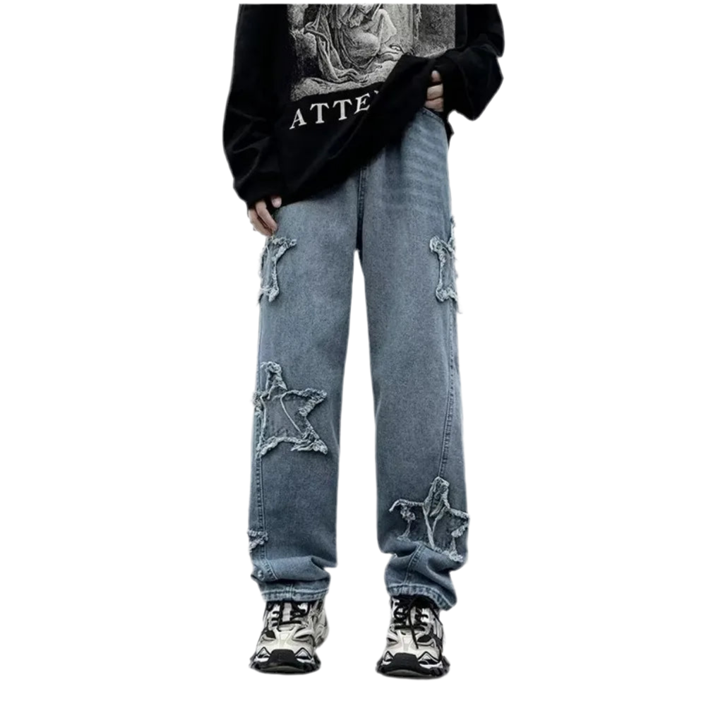 “Star-Stitch” Jeans