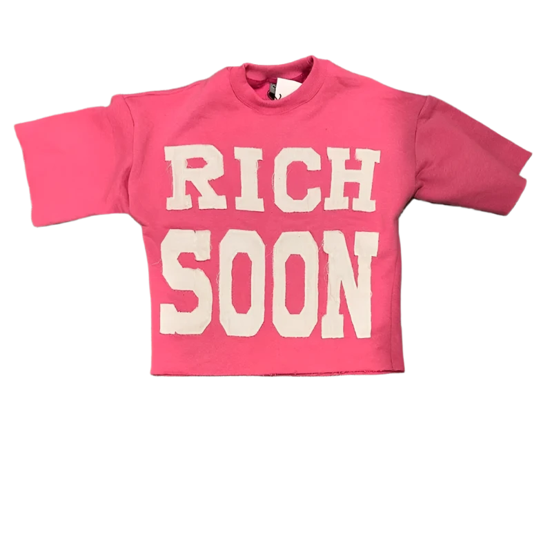 "Rich Soon" Embroidered Tee